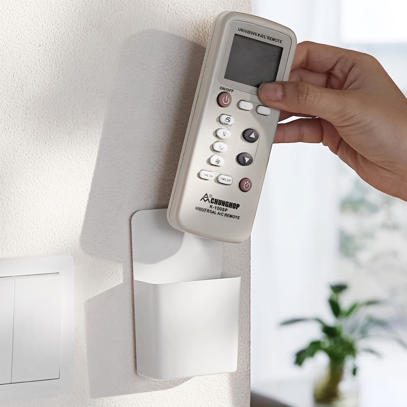 Wall-Mounted Storage Box for Small Items Household Organization in Kitchen Bathroom Living Room