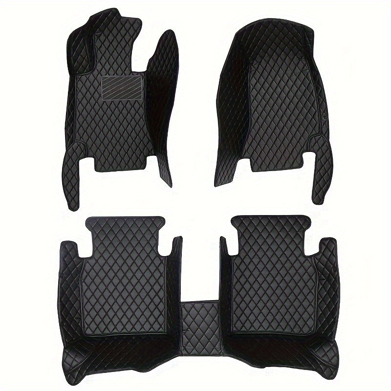 Car Floor Mat Luxury PU Leather Foot Pad for Atto 3 2022-2024 Auto Interior