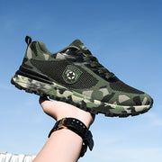 Men's Camouflage Low Top Sneakers for Outdoor Activities Lightweight Non-Slip Fabric