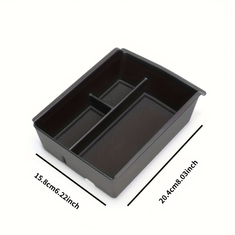 Universal ABS Resin Armrest Storage Box for Car Central Console Organizer