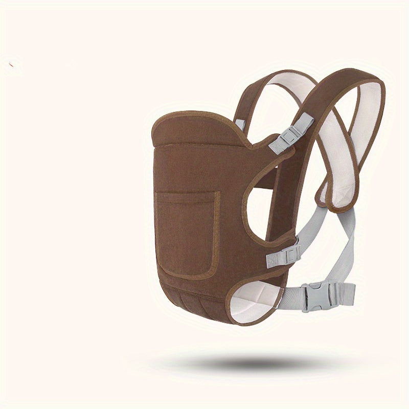 Baby Carrier with Shoulder and Front/Rear Straps for Secure and Comfortable Use