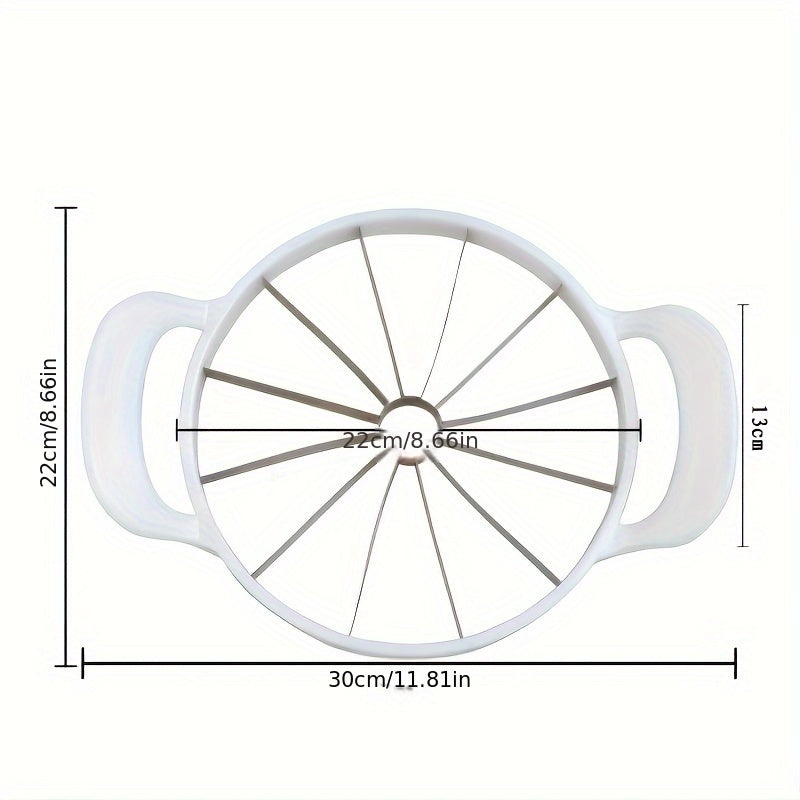 Stainless Steel Watermelon Slicer with Non-Slip Handle for Kitchen Use