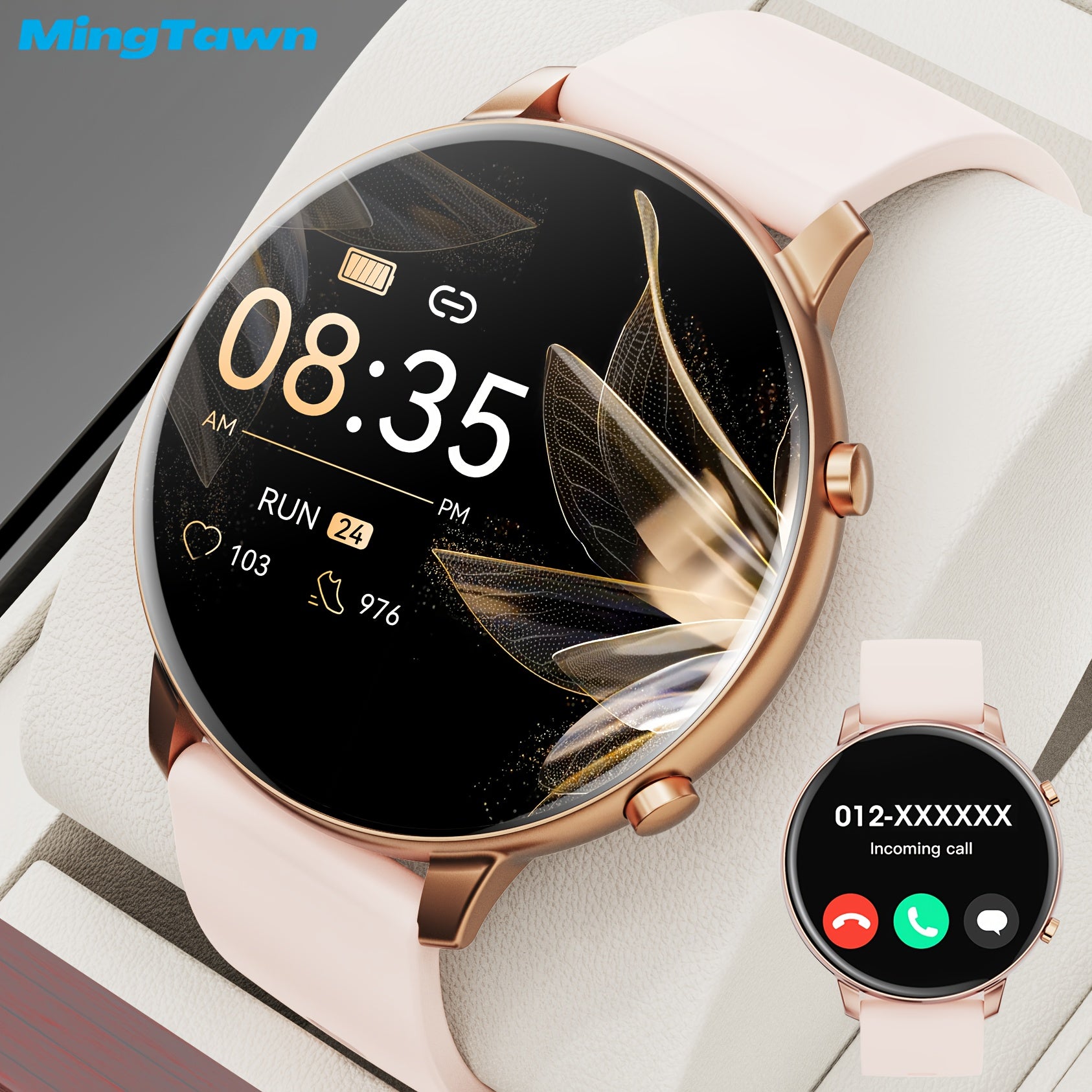 Smartwatch for Women Men 1.39 Inch HD Display 100+ Sports Modes Waterproof IP67