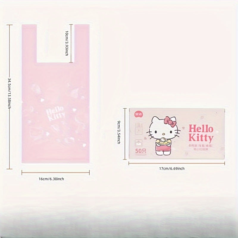 50 Pack Pink Car Trash Bags Mini Plastic Garbage Bags for Travel and Outdoor