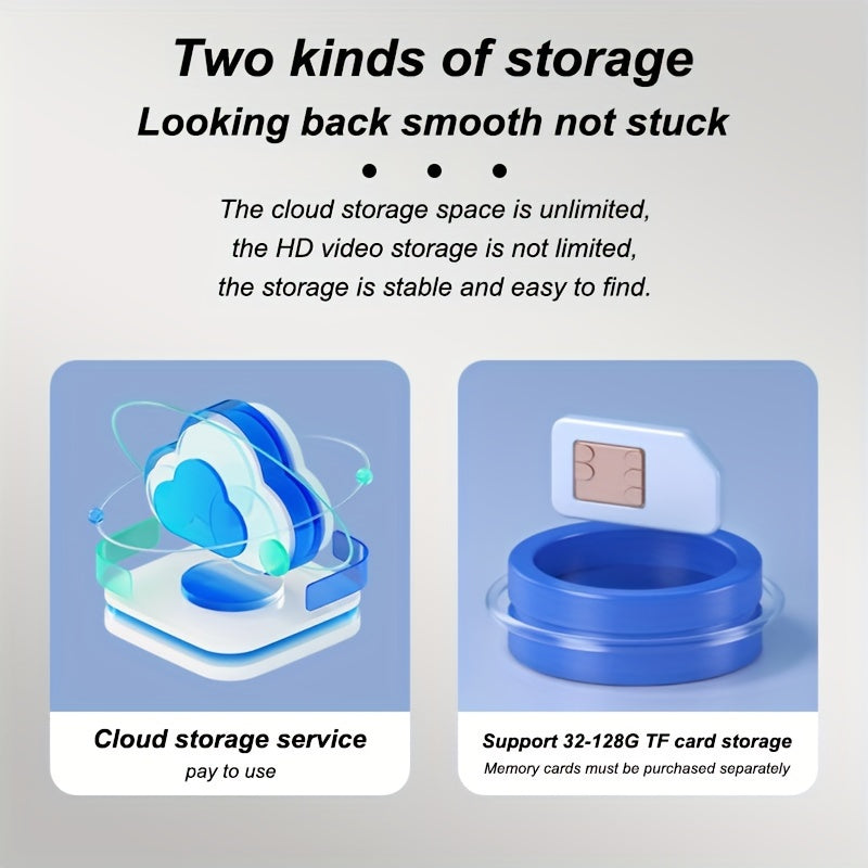 3MP HD Dome Surveillance Camera Indoor Outdoor Night Vision 1440p Two-Way Audio