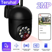 2.4G WiFi Wireless Security Camera 1080p Night Vision Motion Tracking Indoor Outdoor Wall Mount