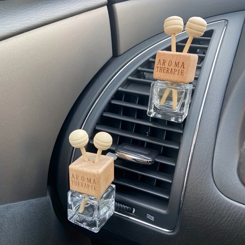 Women Car Air Outlet Perfume Bottle Clips Interior Accessories 2pcs