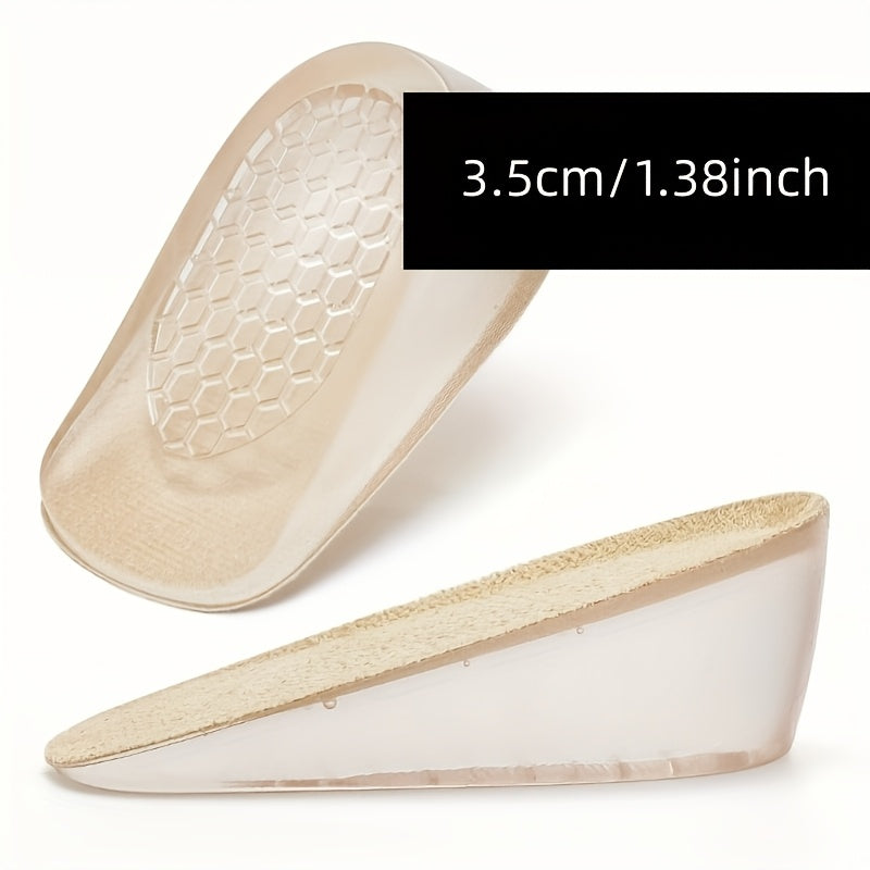 Insole Height Increase Silicone Heel Lift Pads for Men and Women