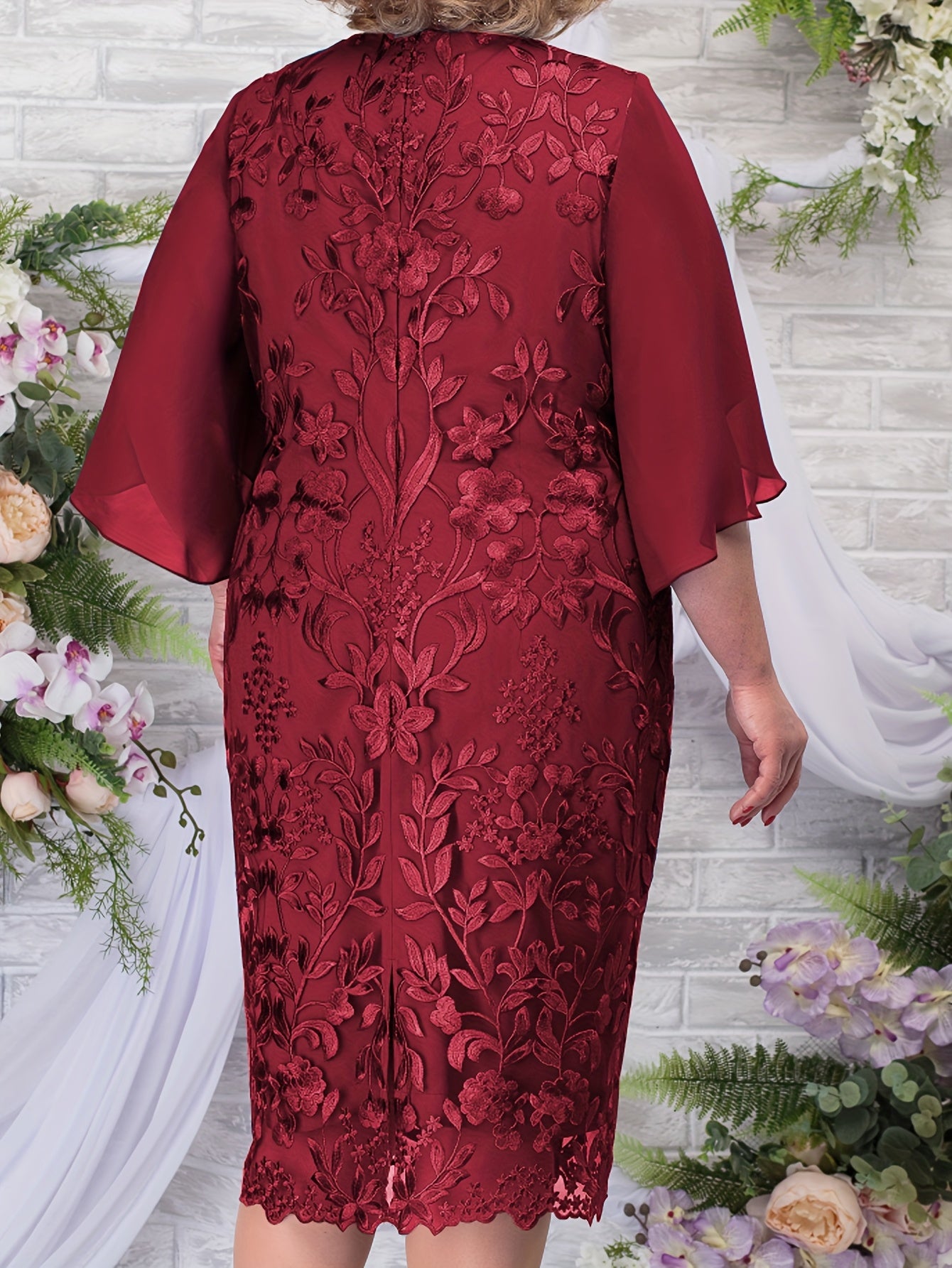 Women's Blue Floral Embroidered Maxi Dress Sleeveless Summer Wedding