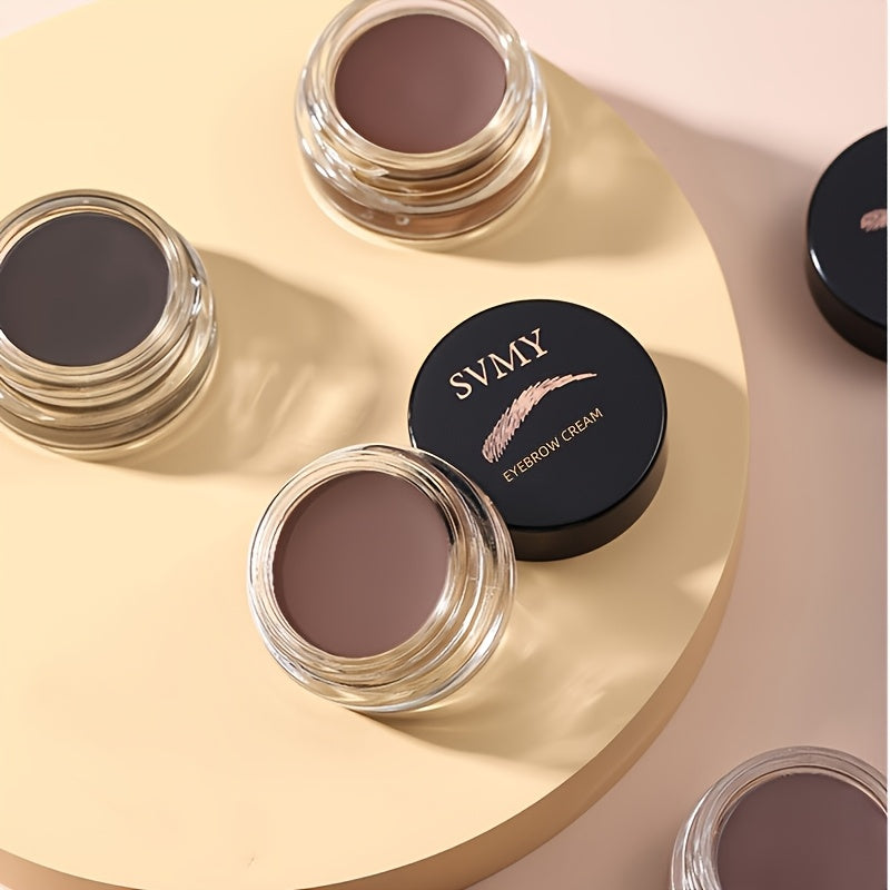 Women's Waterproof Eyebrow Dye Cream with Brush Long-Lasting Color