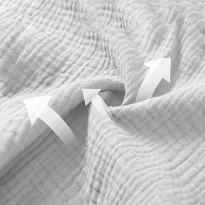 Breathable Muslin Nursing Cover with Hoop for Breastfeeding and Car Seat Canopy