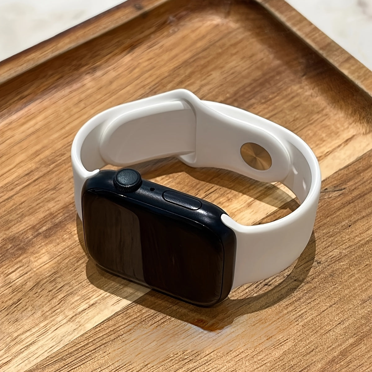 Breathable Silicone Watch Band for Apple Watch Series 1-10 SE Ultra 38mm-49mm Adjustable Strap