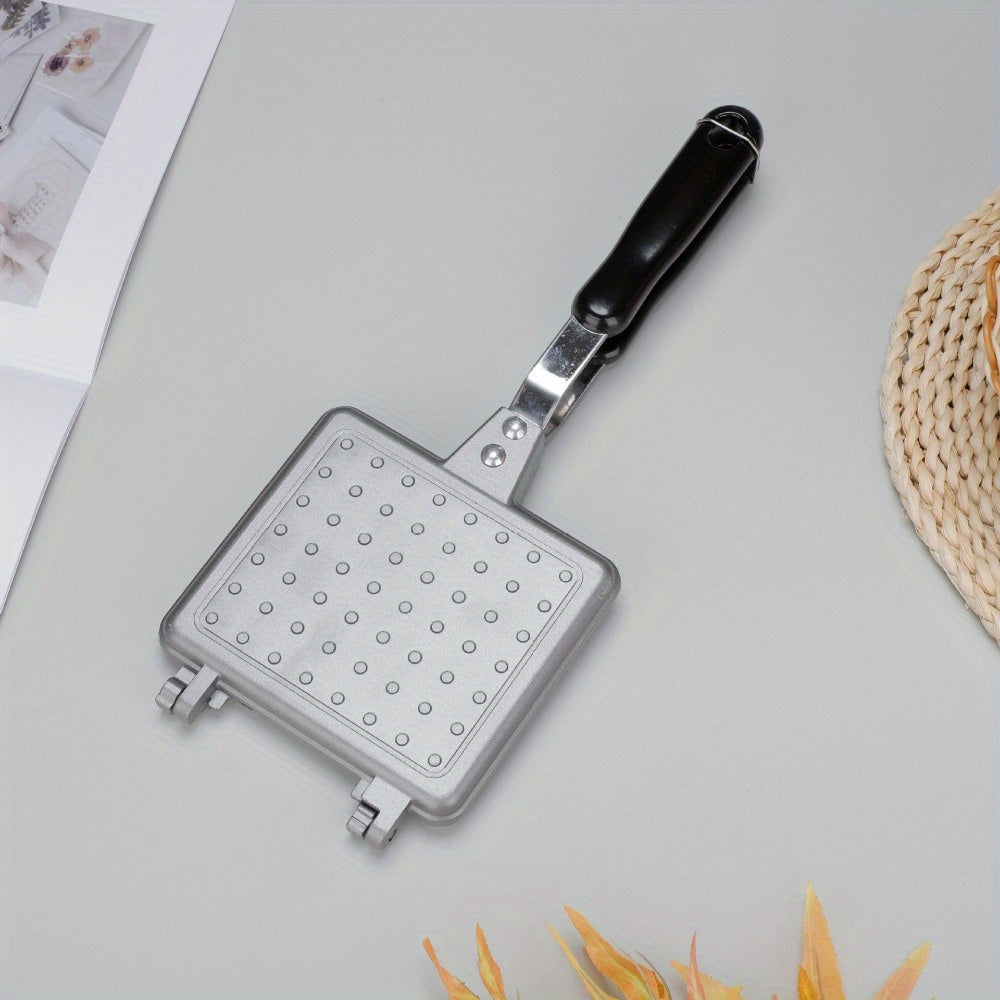 Avtomatik chekka yopish va ikki tomonlama toster pan bilan Non-Stick kvadrat vafli tayyorlagich, alyuminiy plaid muffin skileti. Oson tozalash uchun olib tashlanadigan qutilar. Uy sharoitida foydalanish uchun ideal va mos keladi