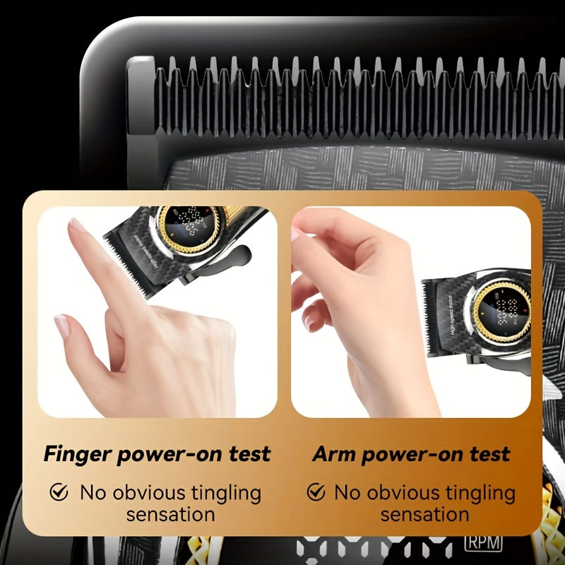 Cortapelos eléctrico recargable de 10W con carga USB, motor de alta velocidad, accesorios