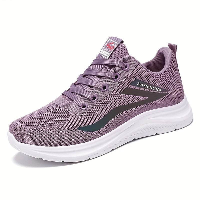 Женские дышащие вязаные кроссовки легкие повседневные обувь для прогулок