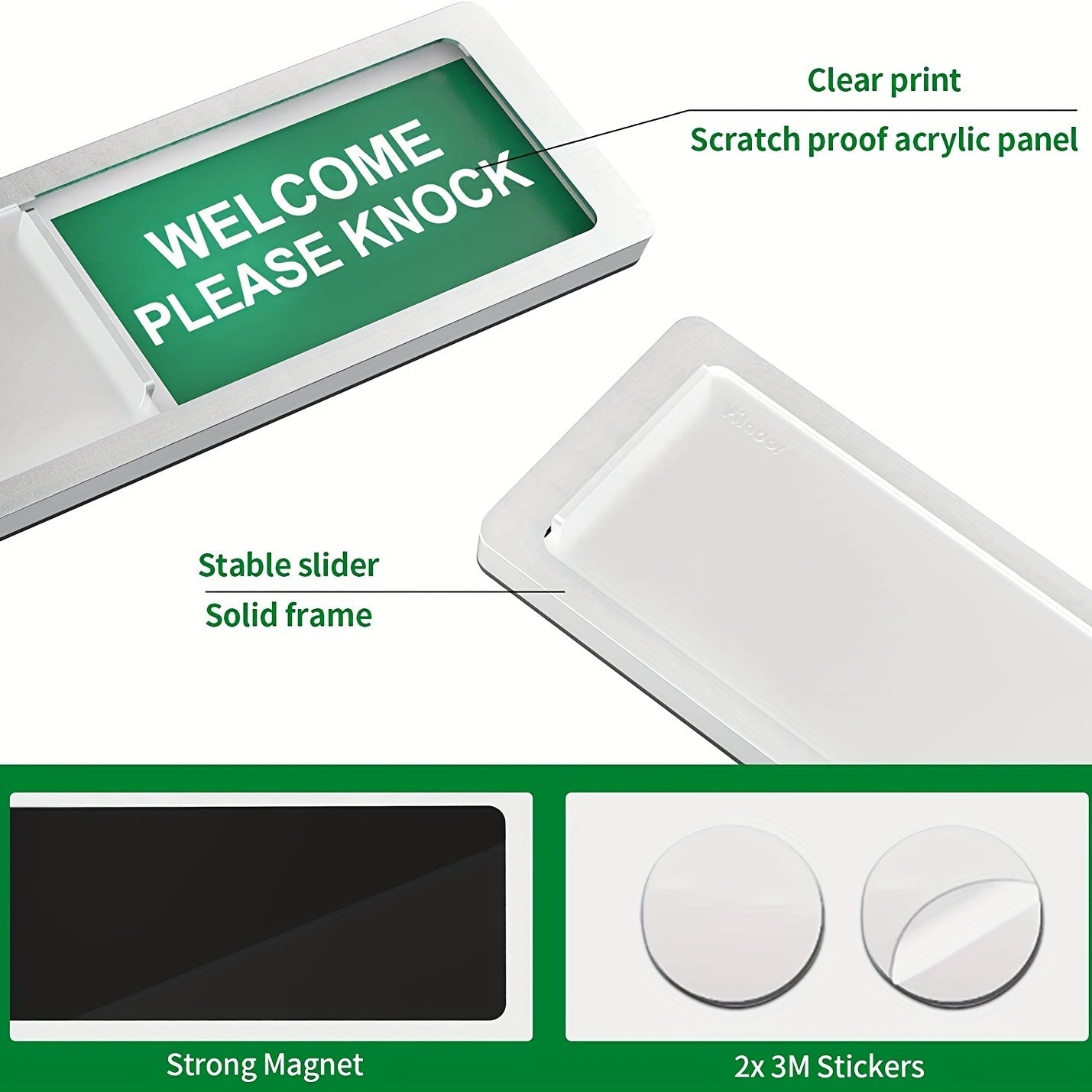 Privacy Sign for Home Office Restroom Meeting Room Hotel Hospital Do Not Disturb 1 Piece