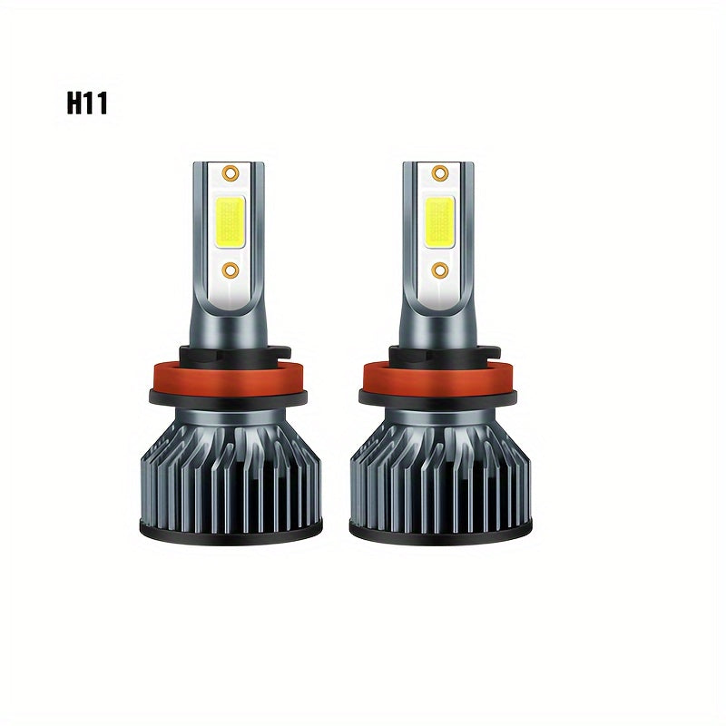 2pcs LED Car Headlights 50W 10000LM H11 H4 H7 H8 H1 H9 9005 9006 12V