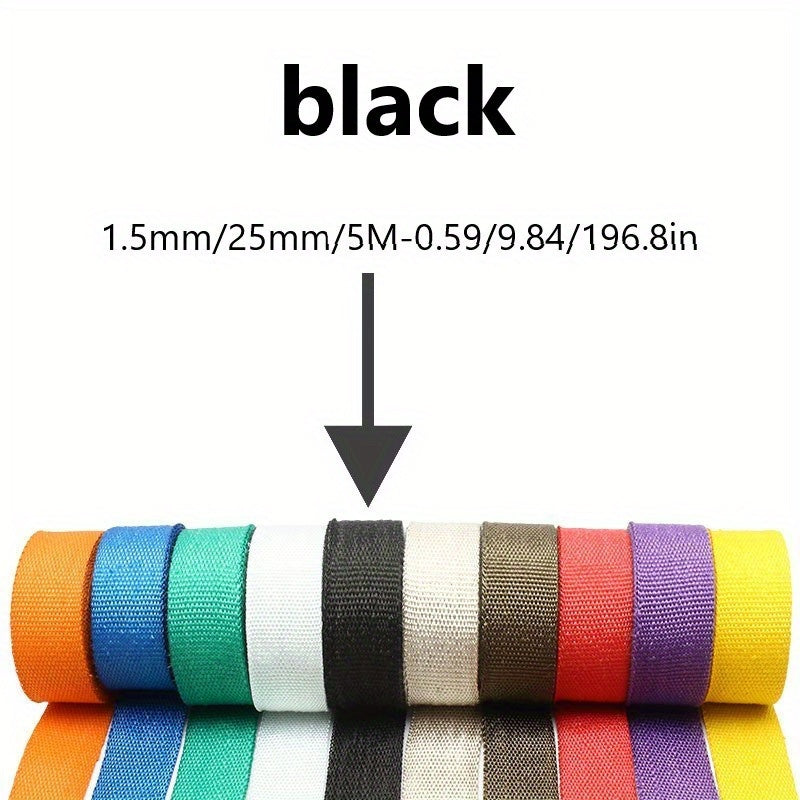 High-Temp Resistant Glass Fiber Insulation Tape 5m Multi-Color Heat Wrap