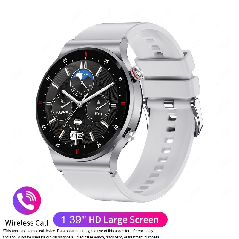 Smart Watch for Men Women Fitness Tracker Sleep Monitor Heart Rate AI Voice Control Touch Screen