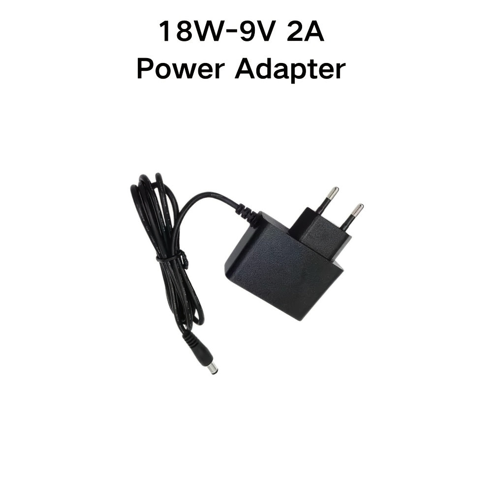 GEO Quvvat Manbai Adapteri 6W-24W, 9V-12V, 0.5A-2A, AC dan DC ga, 5.5mm*2.1mm*10mm, Devorga o'rnatiladigan Zaryadlovchi O'rnini Bosuvchi Kabel, Yevropa Standarti Ustuni, Kamera, LED Lenta, Dinamik uchun Yengil Dizayn.