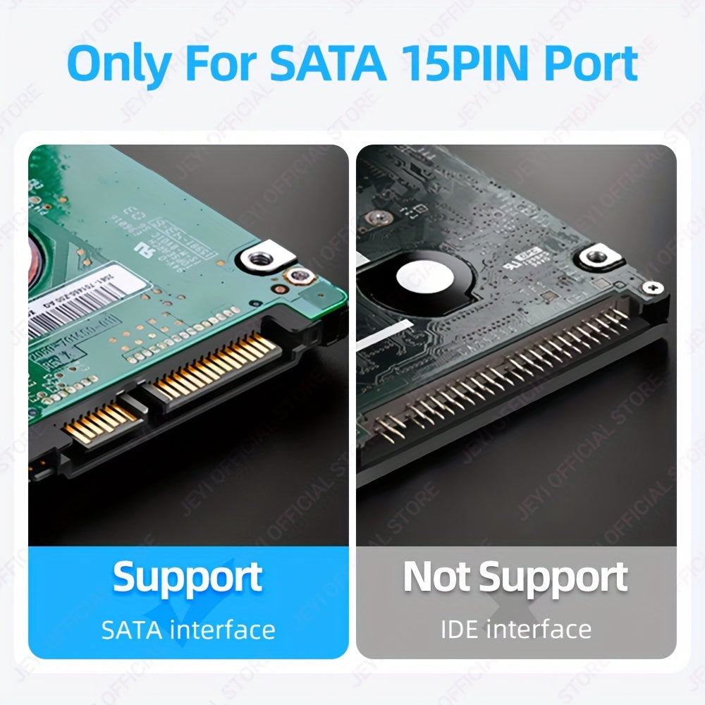 2.5 Inch SATA SSD External Enclosure USB 3.0 Black for 7-9.5mm Drives