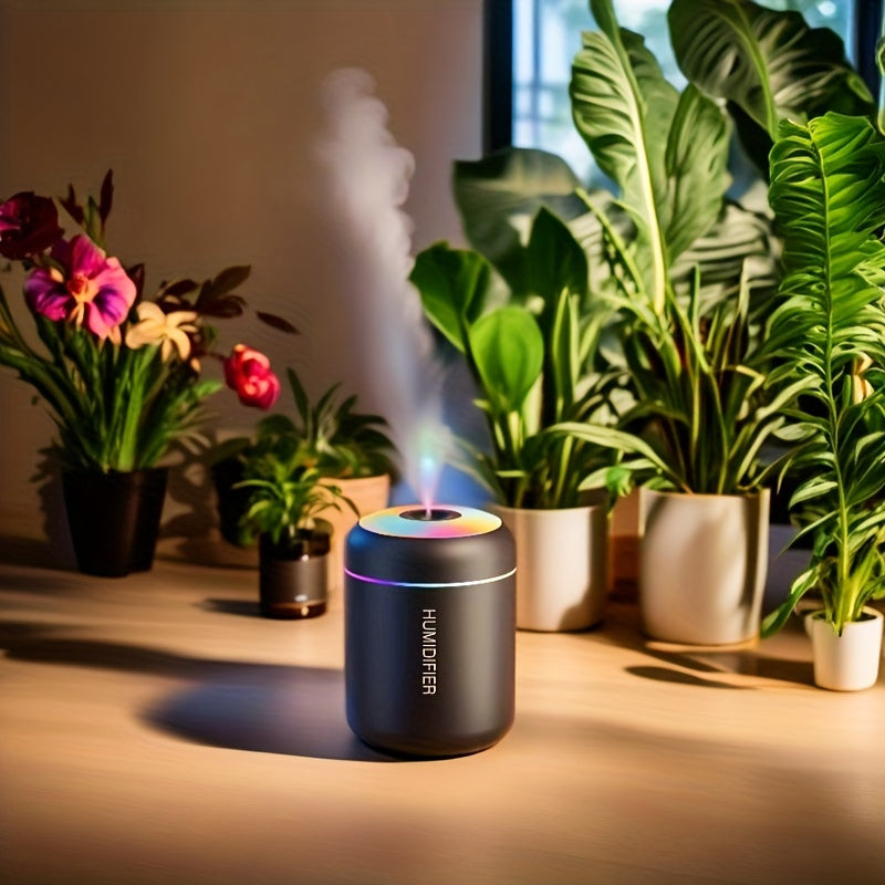 YAIAWISU Portativ LED Namlantiruvchi va Difuzor: Kichik, Jim, USB Quvvatlangan Uy va Avtomobil uchun, Batareyalar Kerak emas