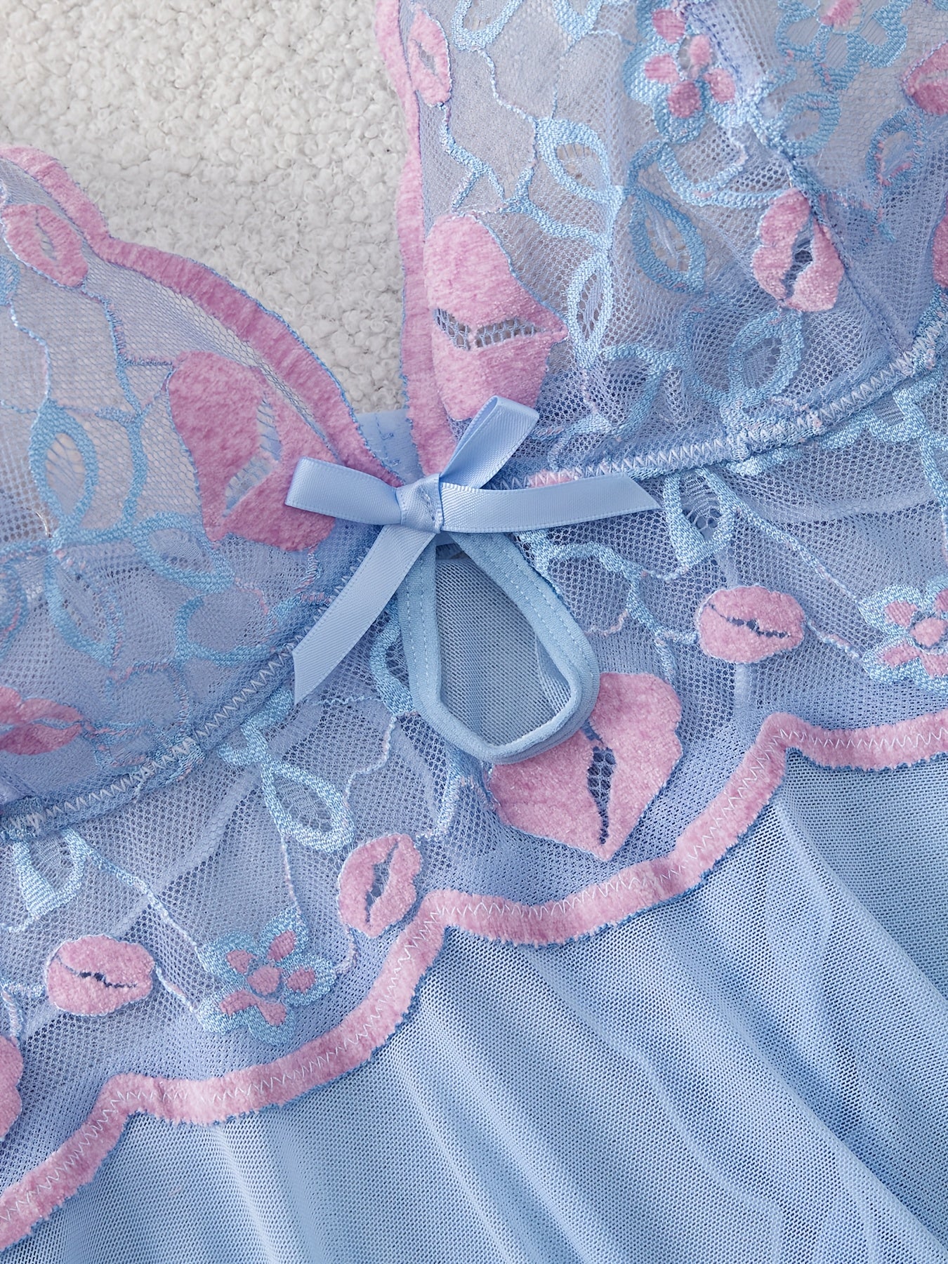 Plus Size Women's Mesh Splicing Open Back Camisole Dress Set