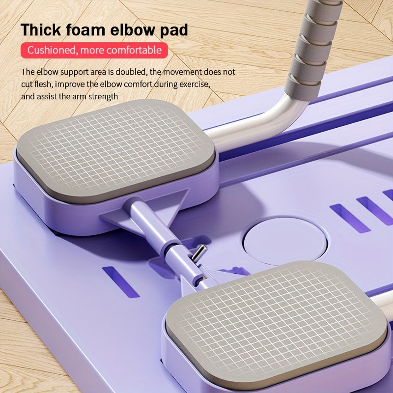 8-in-1 ABS Pilates Slide Board for Core Fitness Home Gym Portable Foldable