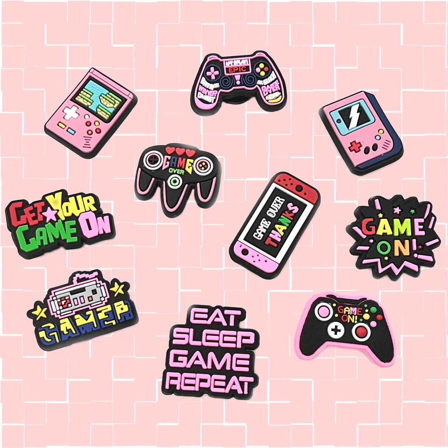 Adults PVC Gaming Sticker Set for Laptops, Skateboards, Luggage