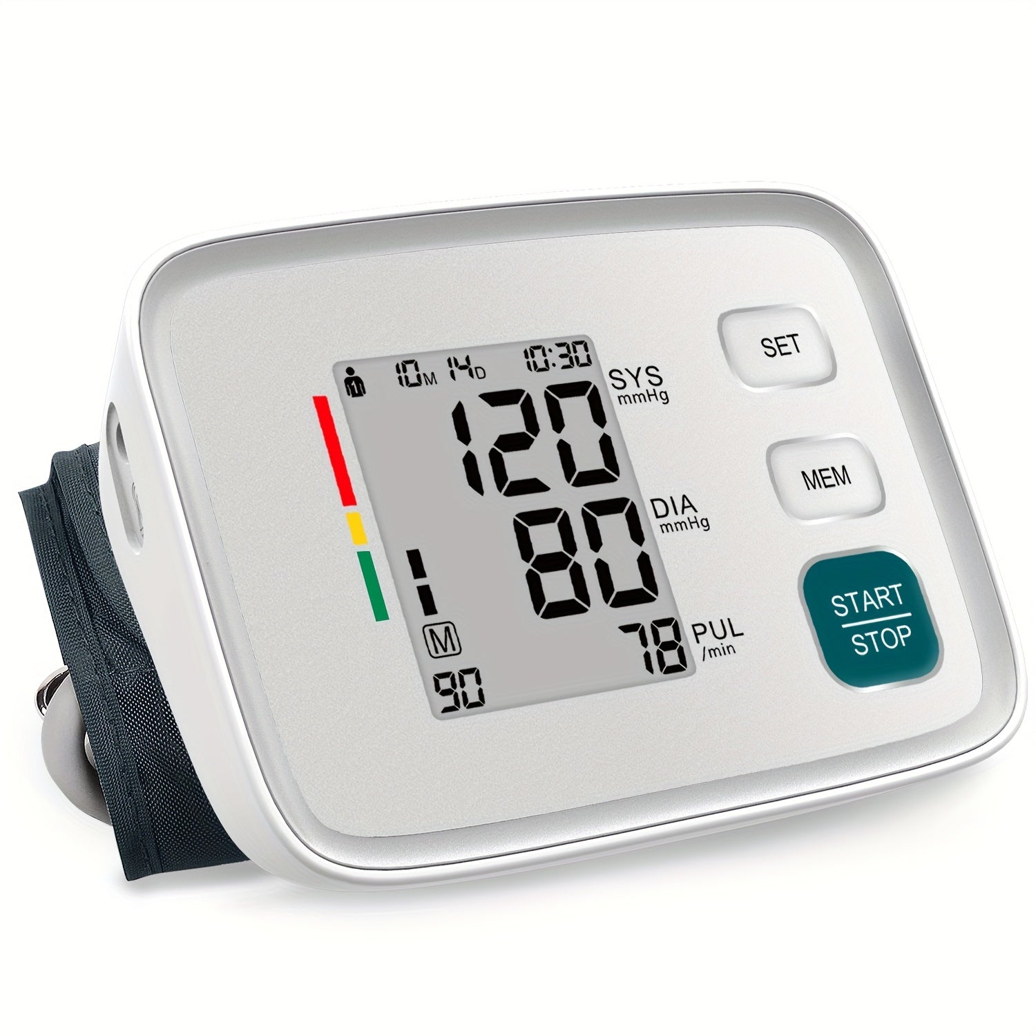 Digital Home Blood Pressure Monitor with Automatic Upper Arm Cuff 22-43 cm