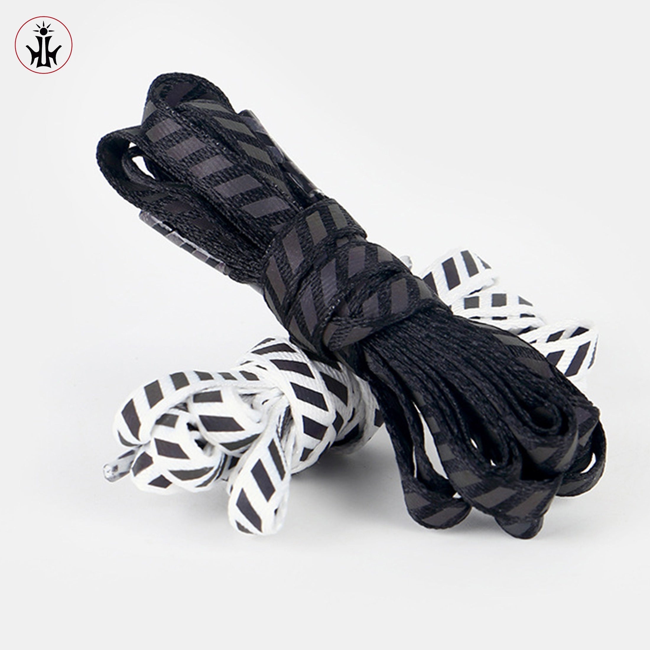 Unisex Polyester Reflective Flat Shoelaces, Night Visibility, Hand Washable