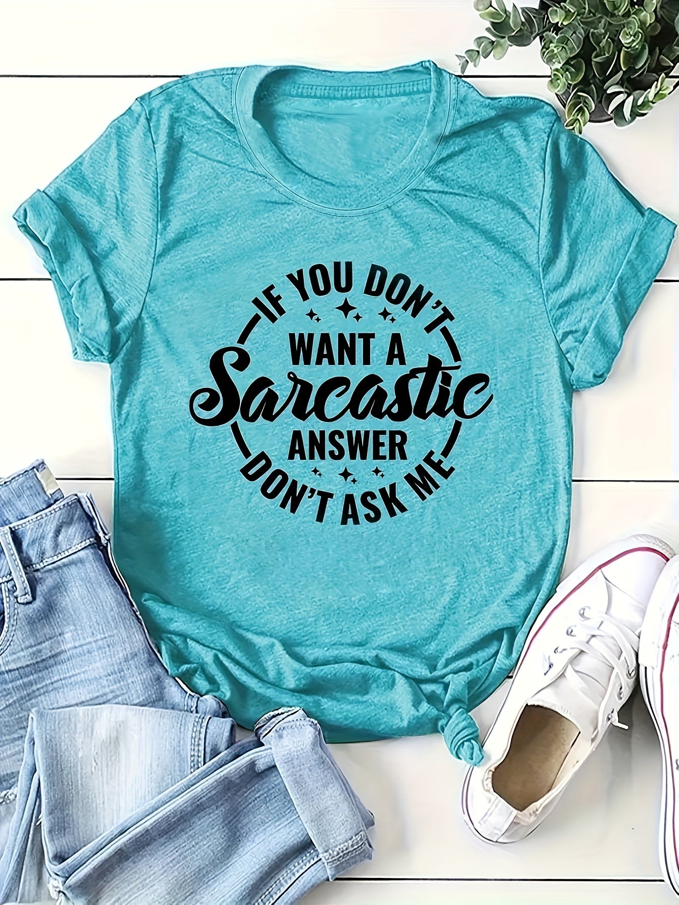 Женская хлопковая повседневная футболка с коротким рукавом, базовая с круглым вырезом