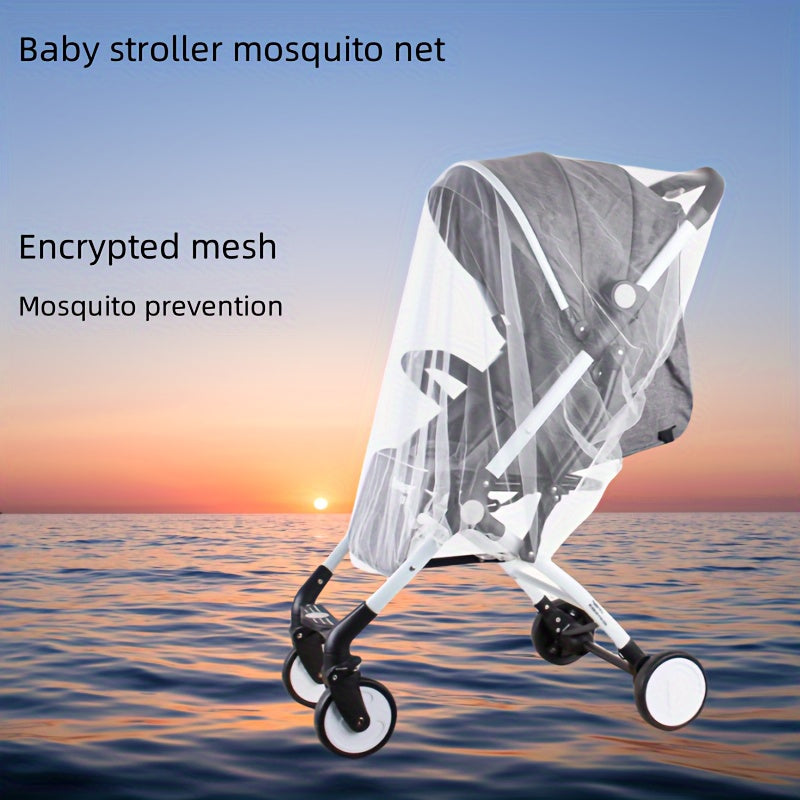 Baby Stroller Mosquito Net Full Cover Universal Insect Screen for Summer Protection