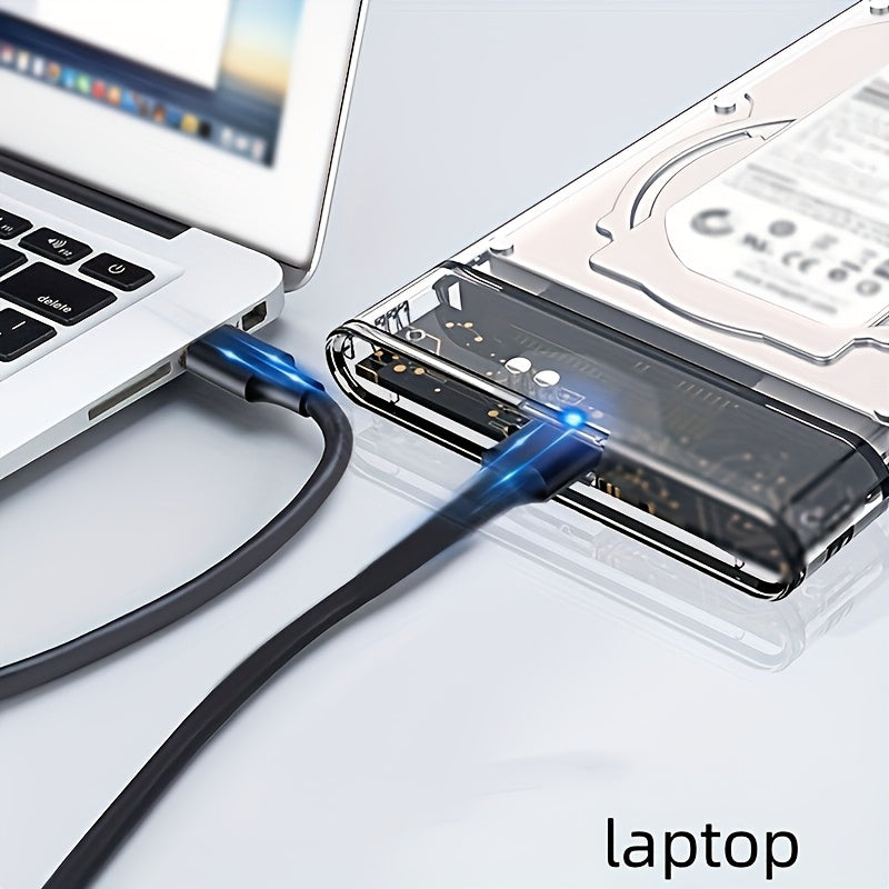 2.5-Inch USB 3.0 SATA Hard Drive Enclosure for SSD HDD Tool-Free Overheat Protection