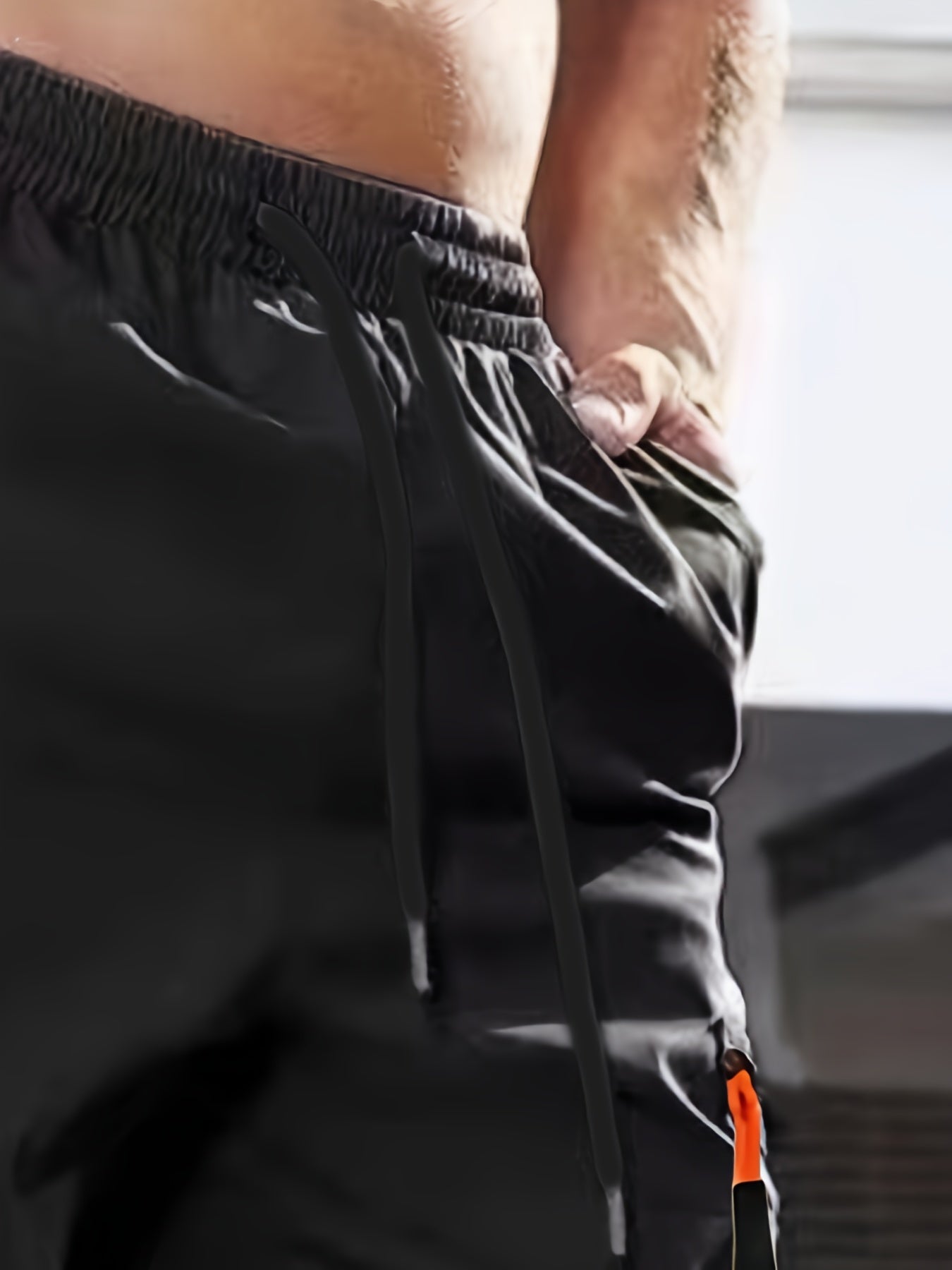 Men's Cargo Pants Regular Fit Solid Color Polyester Straight Leg All-Season Casual