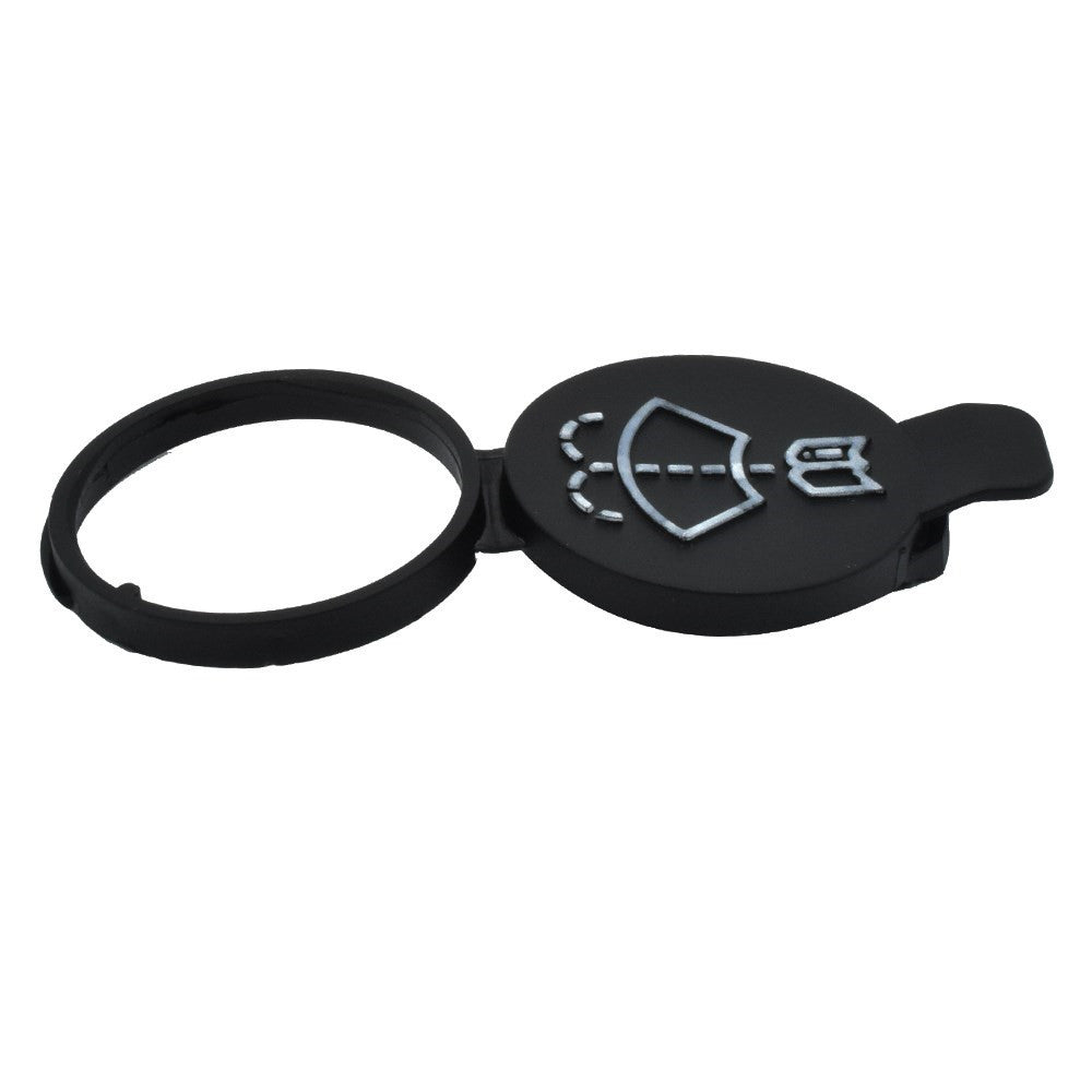 Black ABS Windshield Washer Fluid Tank Cap for Cars with Level Indicator