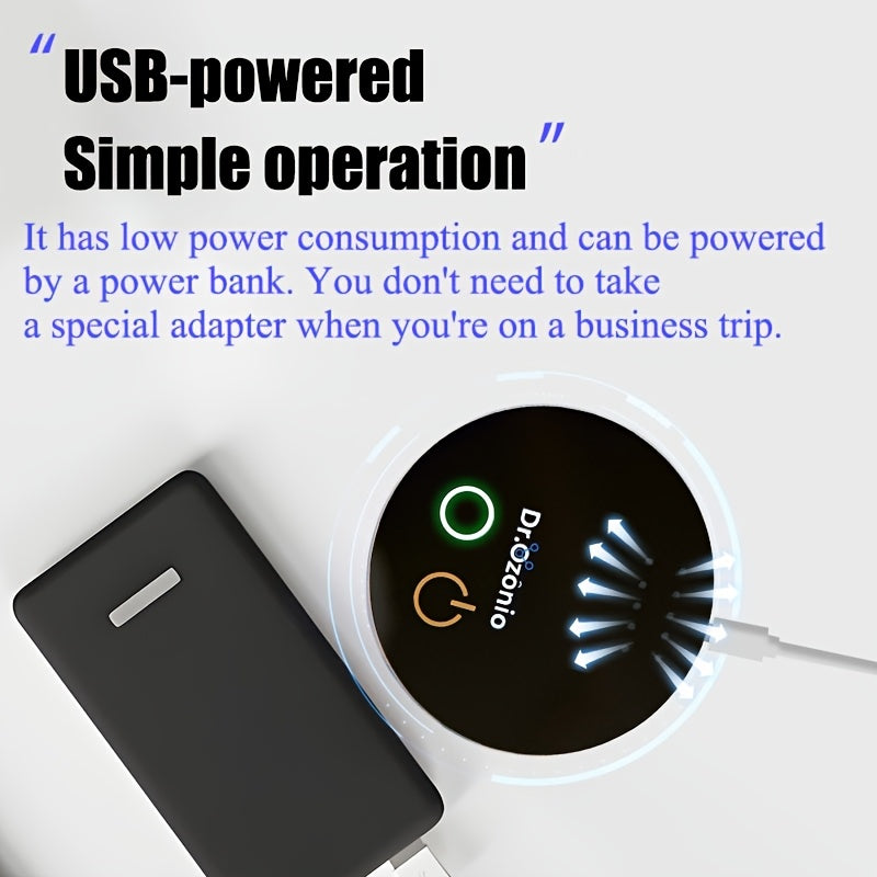 Портативный очиститель воздуха для туалета, компактный, удаление запахов, низкий уровень шума