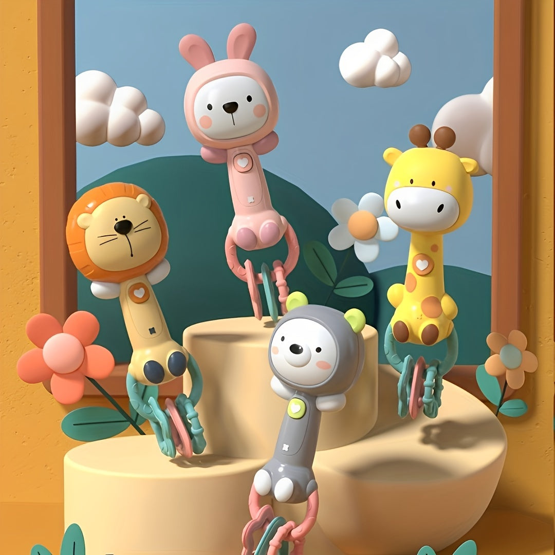 Музыкальные колокольчики для детей от 6 месяцев - идеально подходят для раннего обучения и развлечения. Безопасны для прорезывания зубов, идеальны для детей от 0 до 3 лет. Становятся замечательным подарком на день рождения. Батарейки продаются отдельно.