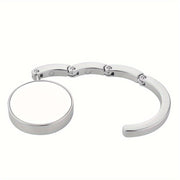 Set of 12 Zinc Alloy Handbag Hooks for Tables, Stylish Purse Hangers