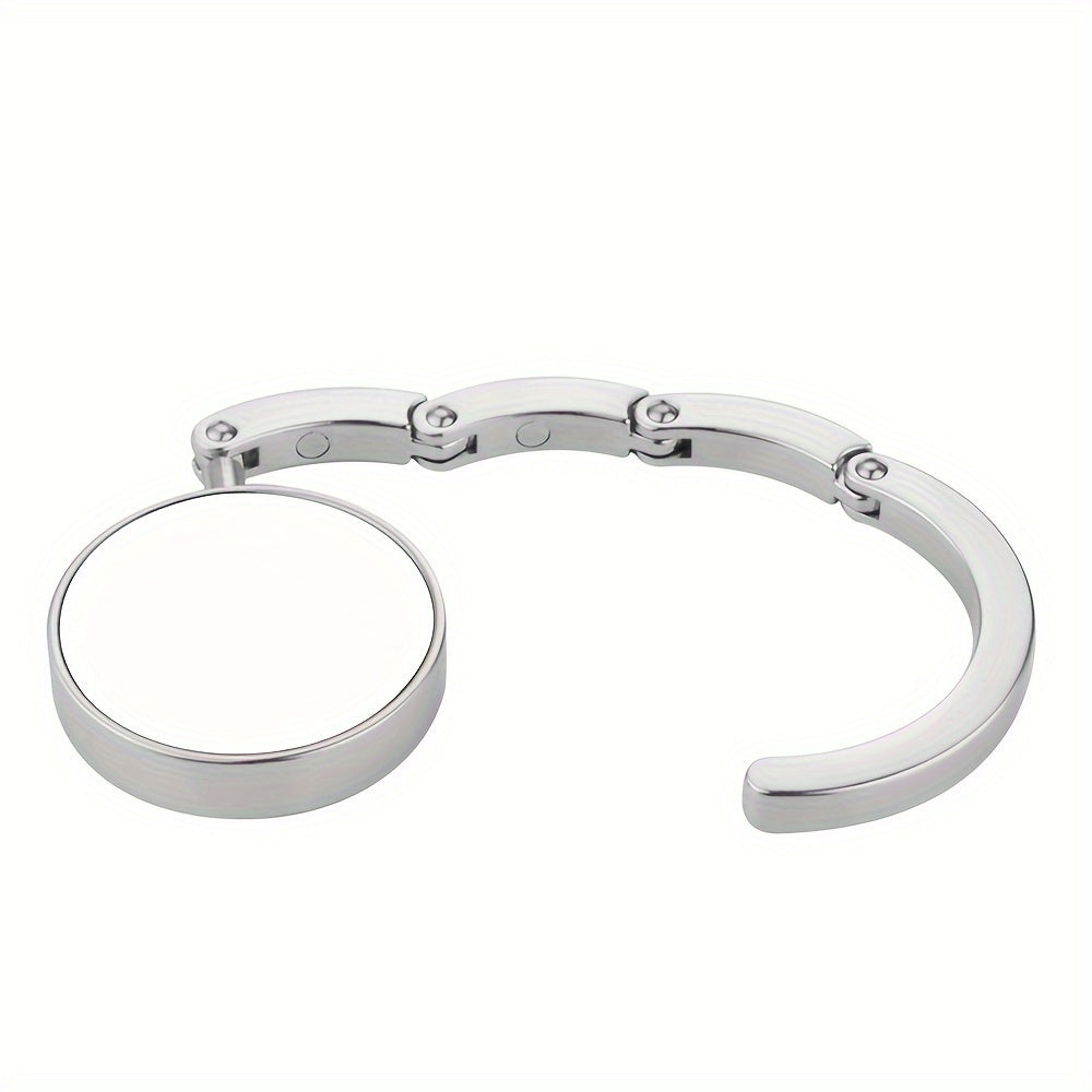 Set of 12 Zinc Alloy Handbag Hooks for Tables, Stylish Purse Hangers