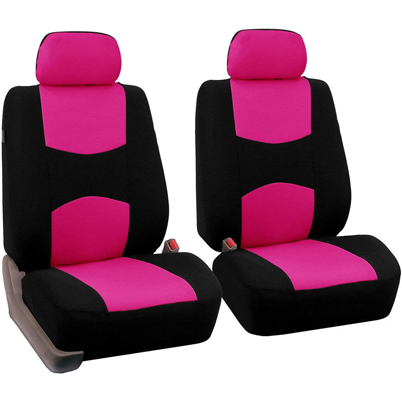 Universal Car Front Seat Covers Polyester Multi-Color Protective Cushion
