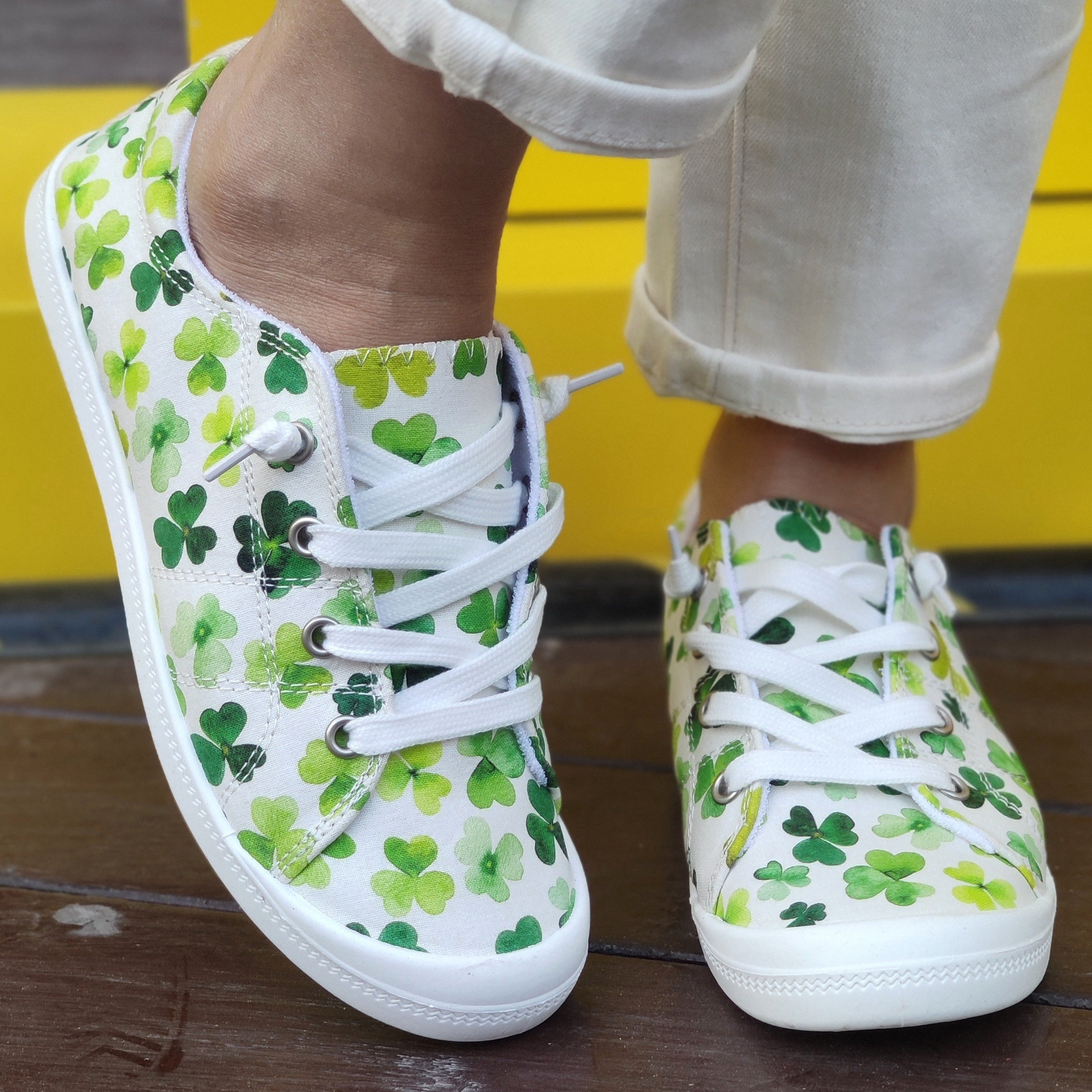 Women's Slip-On Sneakers Fabric Upper Soft Sole Casual Shoes All-Season