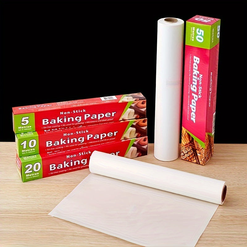 Parchment Paper Roll, Non-Stick Baking Sheets, Heat-Resistant Air Fryer Liners