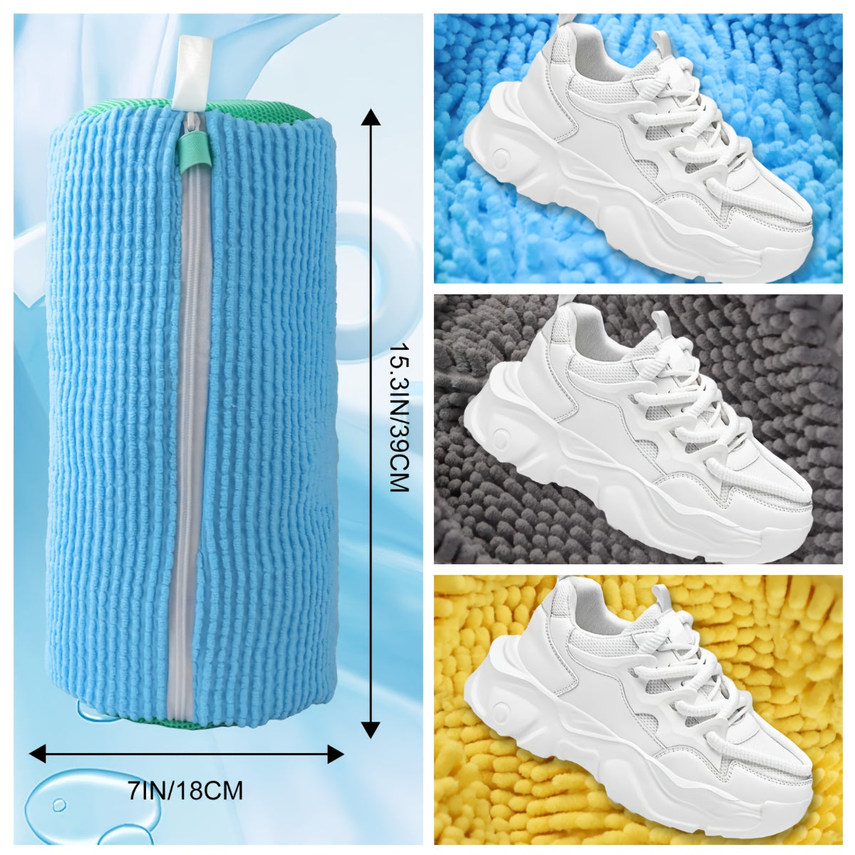 Cross-Border Shoe Washing Bag for Home Use Protects Shoes from Deformation 1 or 2 Pieces