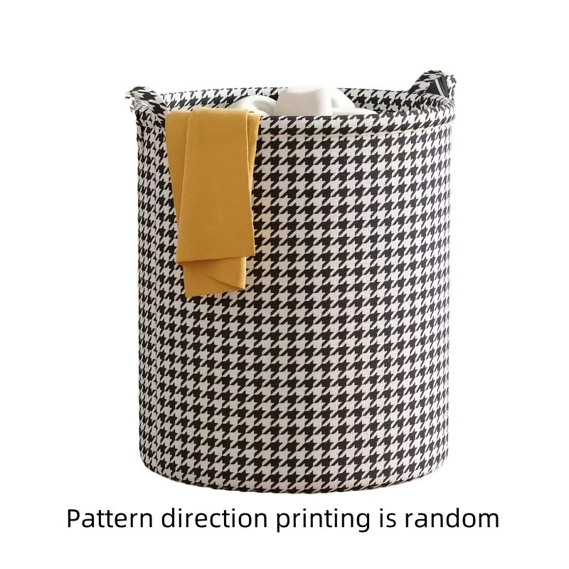 Cesta de almacenamiento plegable de tela para ropa, juguetes y ropa blanca, negra