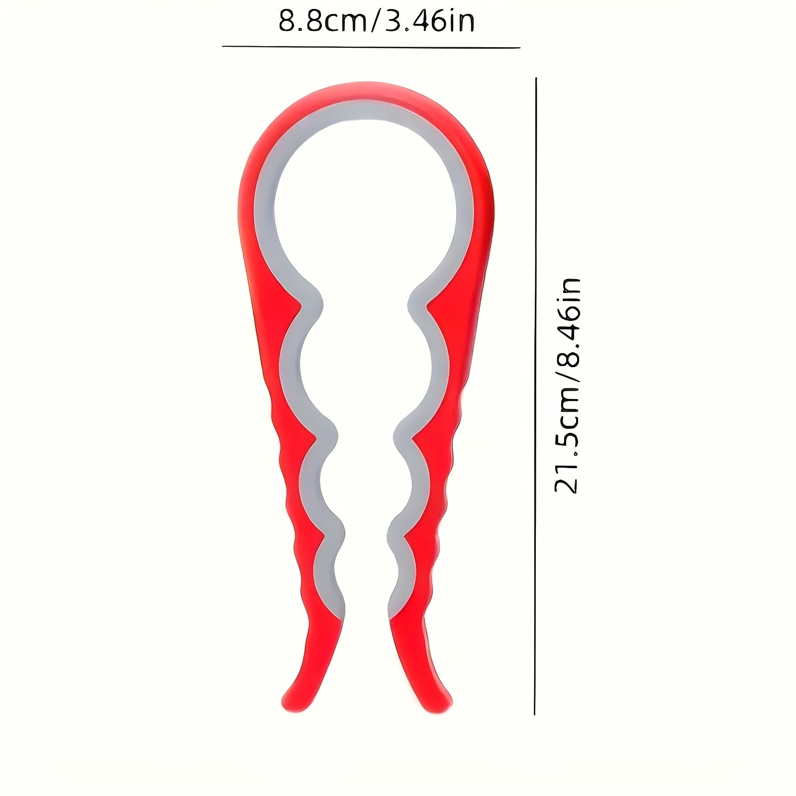 Easy-Grip Jar Opener for Seniors Durable Plastic Blue Black Kitchen Gadget