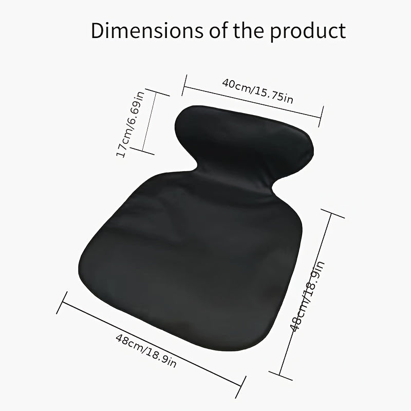 Universal Faux Leather Car Seat Protector Waterproof Non-Slip Scratch-Resistant