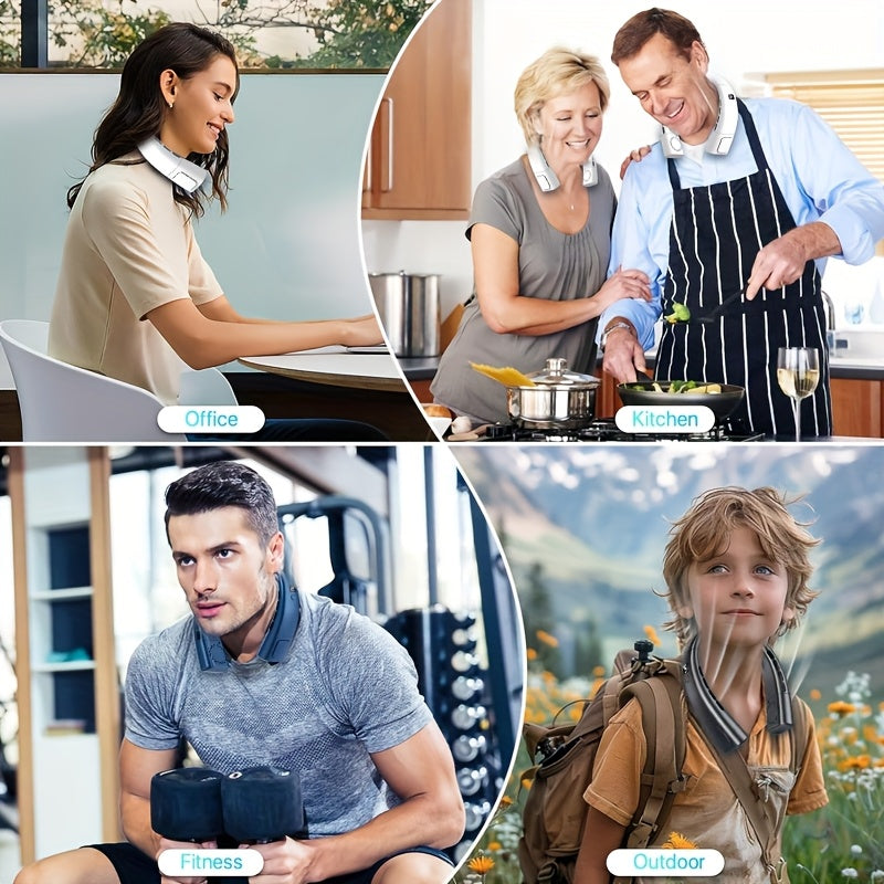 Portable Mini USB Fan with 5 Speed Settings for Travel Outdoor Beach