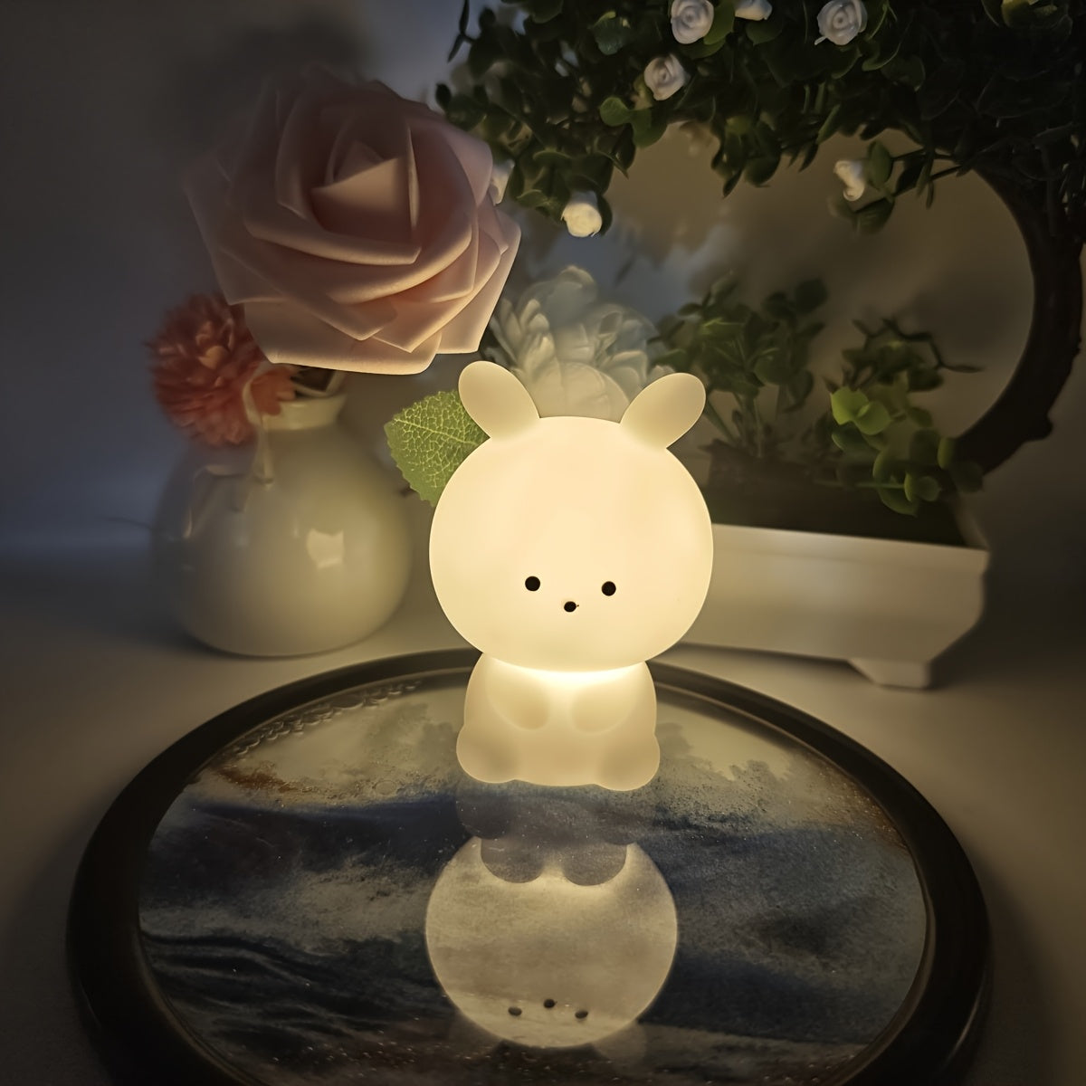 Pear Night Light Battery-Operated with On/Off Switch for Holiday Parties and Gifting