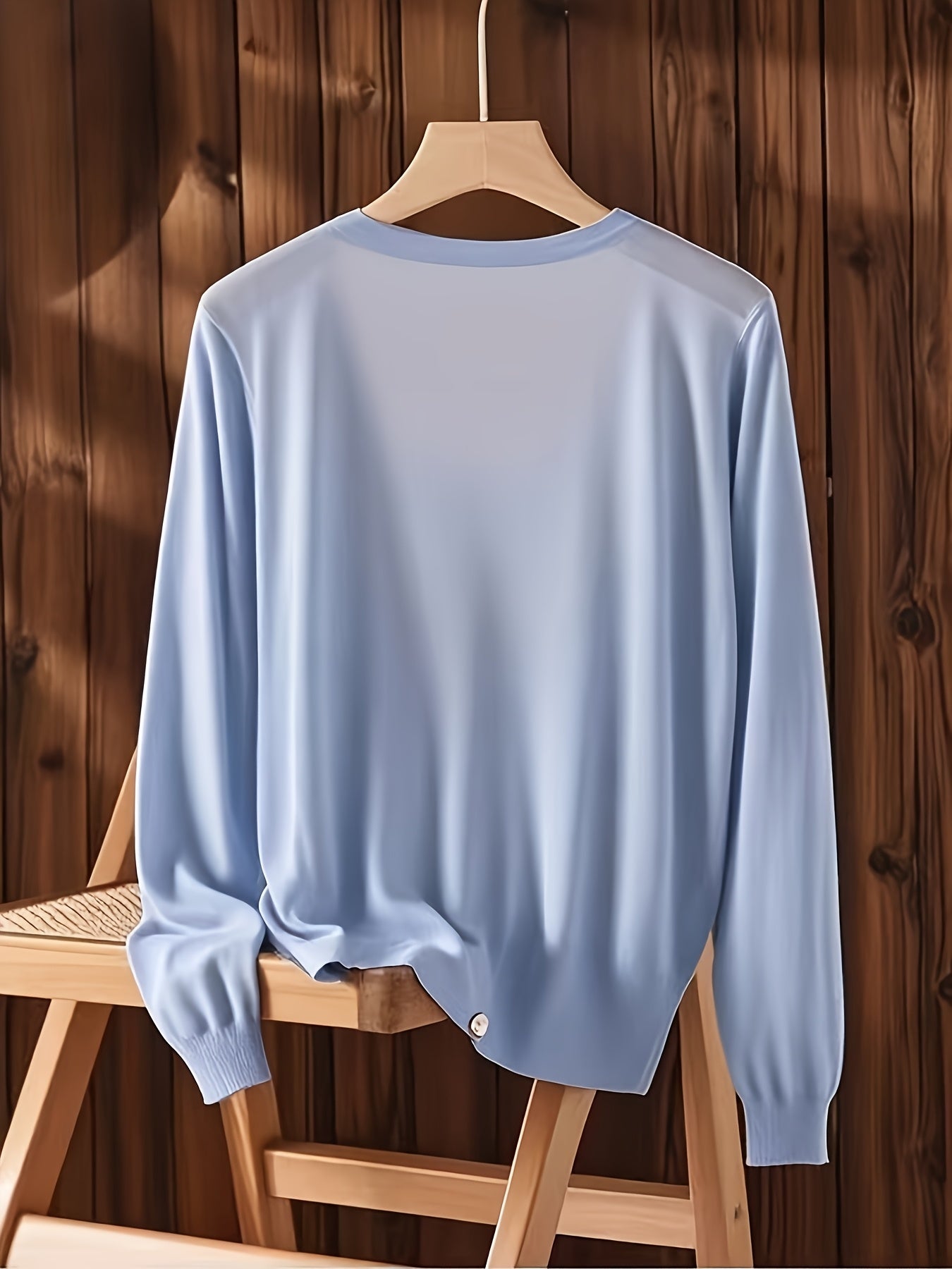 Plus Size Women's Lightweight V-Neck Cardigan for Summer Dress and Skirt